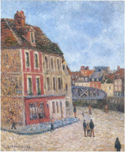 Репродукция картины "pont tourant at dieppe" художника "луазо гюстав"