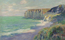 Репродукция картины "cliffs at saint jouin" художника "луазо гюстав"