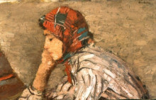 Картина "woman worker" художника "лучиан штефан"