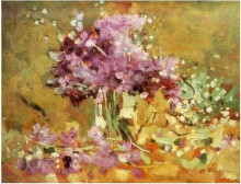 Картина "violets" художника "лучиан штефан"