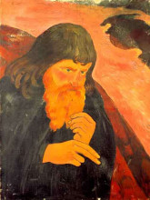 Репродукция картины "beard gleaming" художника "лякомб жорж"