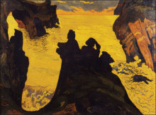 Репродукция картины "yellow sea" художника "лякомб жорж"