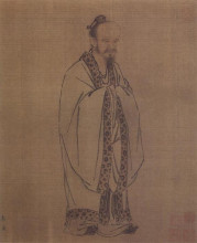 Репродукция картины "confucius" художника "ма юань"