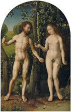 Картина "adam and eve" художника "мабюз"