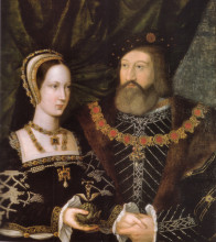 Картина "princess mary tudor and charles brandon, duke of suffolk" художника "мабюз"