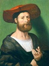 Копия картины "self-portrait" художника "мабюз"
