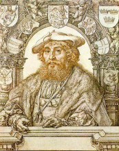 Репродукция картины "portrait of christian ii, king of denmark" художника "мабюз"