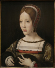 Картина "queen eleanor of austria" художника "мабюз"