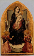 Репродукция картины "san giovenale triptych. central panel" художника "мазаччо"