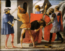 Копия картины "martyrdom of san giovanni battista" художника "мазаччо"
