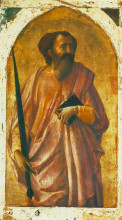 Копия картины "st. paul" художника "мазаччо"