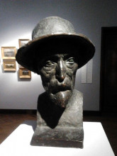 Картина "bust of pierre-auguste renoir" художника "майоль аристид"