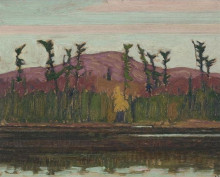 Репродукция картины "layton&#39;s lake, algoma" художника "макдональд джеймс эдуард херви"
