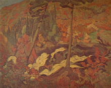 Репродукция картины "the wild river" художника "макдональд джеймс эдуард херви"