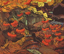 Репродукция картины "rowanberries (mountain ash), algoma" художника "макдональд джеймс эдуард херви"