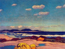 Копия картины "seashore, nova scotia" художника "макдональд джеймс эдуард херви"