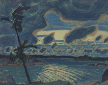 Картина "after sunset, georgian bay" художника "макдональд джеймс эдуард херви"