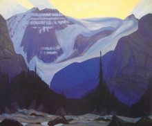 Репродукция картины "early morning, rocky mountains" художника "макдональд джеймс эдуард херви"