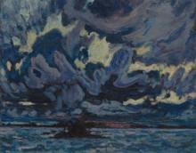 Копия картины "wind clouds" художника "макдональд джеймс эдуард херви"