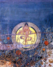 Картина "the harvest moon" художника "макинтош чарльз ренни"