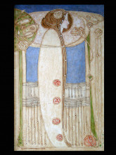 Картина "d&#233;cor de la salle &#224; manger (house for an art lover, glasgow)" художника "макинтош чарльз ренни"