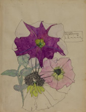 Картина "petunia, walberswick" художника "макинтош чарльз ренни"