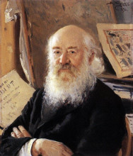 Копия картины "портрет д.а.ровинского" художника "маковский владимир"
