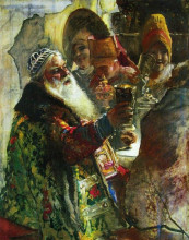 Копия картины "портрет князя п.п.вяземского" художника "маковский константин"