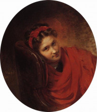 Картина "портрет о.с.маковской, жены в.е.маковского, брата художника" художника "маковский константин"