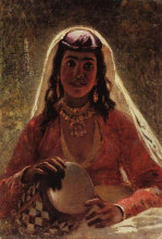 Картина "portrait" художника "маковский константин"