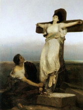 Картина "saint julia (crucified martyress)" художника "макс габриэль фон"