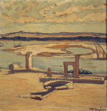 Копия картины "aswan of the nile" художника "малеас константин"