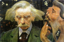 Репродукция картины "portrait of stanislaw bryniarski" художника "мальчевский яцек"