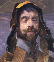 Копия картины "self-portrait" художника "мальчевский яцек"