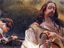 Копия картины "christ and the&#160;samaritan woman" художника "мальчевский яцек"