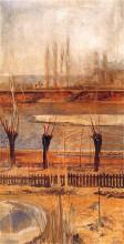 Репродукция картины "the landscape&#160;above the&#160;vistula" художника "мальчевский яцек"