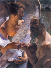 Картина "the resurrection (immortality)" художника "мальчевский яцек"
