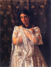 Картина "portrait of helena marcell" художника "мальчевский яцек"
