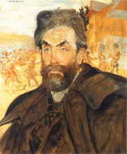 Копия картины "portrait of stanisław witkiewicz" художника "мальчевский яцек"