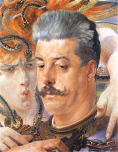 Копия картины "portrait of tadeusz błotnicki with medusa" художника "мальчевский яцек"