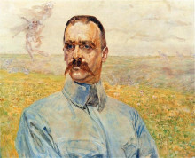 Репродукция картины "portrait of j&#243;zef piłsudski" художника "мальчевский яцек"