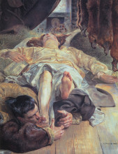 Репродукция картины "death of ellenai" художника "мальчевский яцек"
