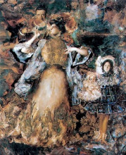 Картина "portrait of artist&#39;s family" художника "малявин филипп"