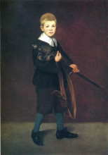 Копия картины "boy with a sword" художника "мане эдуард"