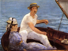 Копия картины "boating" художника "мане эдуард"