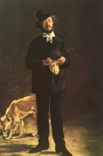 Репродукция картины "the artist (portrait of gilbert marcellin desboutin)" художника "мане эдуард"