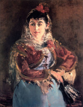 Картина "portrait of emilie ambre in role of carmen" художника "мане эдуард"