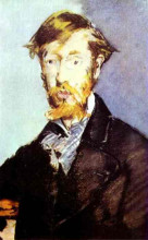 Копия картины "portrait of george moore" художника "мане эдуард"
