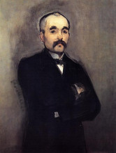 Копия картины "portrait of georges clemenceau" художника "мане эдуард"