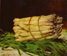 Репродукция картины "bundle of aspargus" художника "мане эдуард"